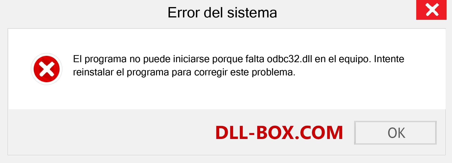 ¿Falta el archivo odbc32.dll ?. Descargar para Windows 7, 8, 10 - Corregir odbc32 dll Missing Error en Windows, fotos, imágenes